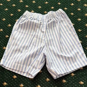 bella bliss Blue and White Striped Pull-On Shorts